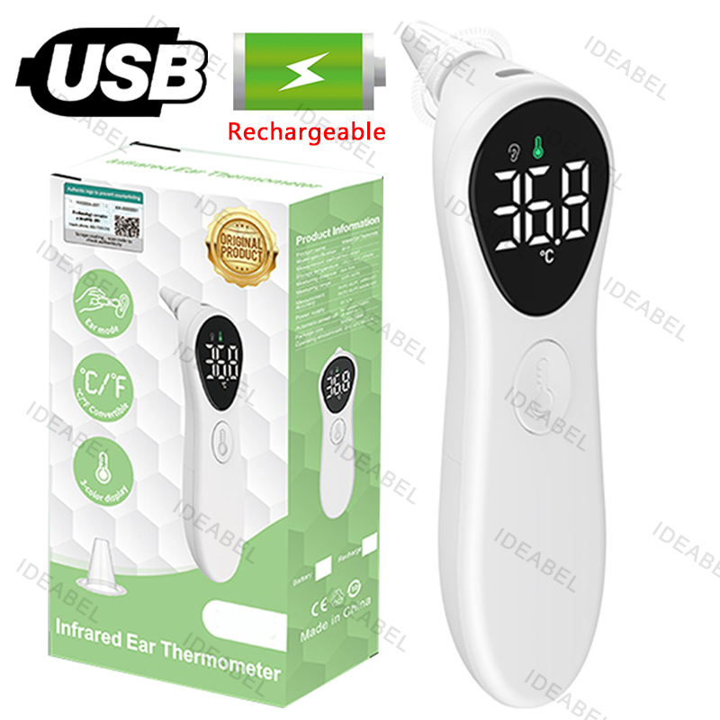 Industrial Laser Thermometer - Thermomètre auriculaire médical rechargeable ℃ /