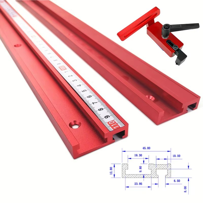 Aluminum T-Slot Profile - 1 pièce de rail en T