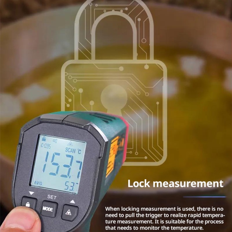 Industrial Laser Thermometer - UNI-T UT306S UT306C thermomètre numérique Laser