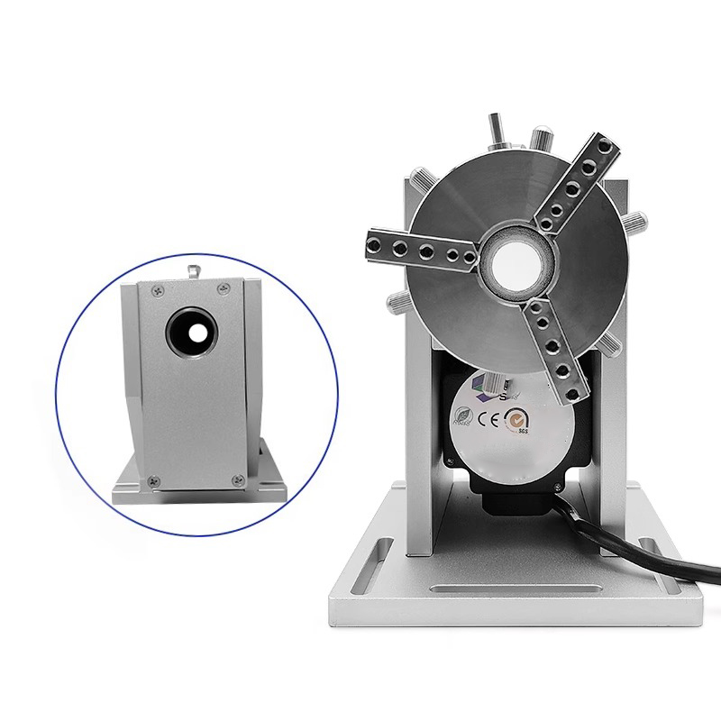 Industrial Laser Marking - Axe rotatif de bijoux d'anneau industriel