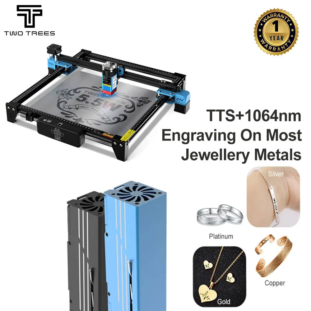 Industrial Laser Cutting - TWOTREES TTS-55 Machine de gravure Laser