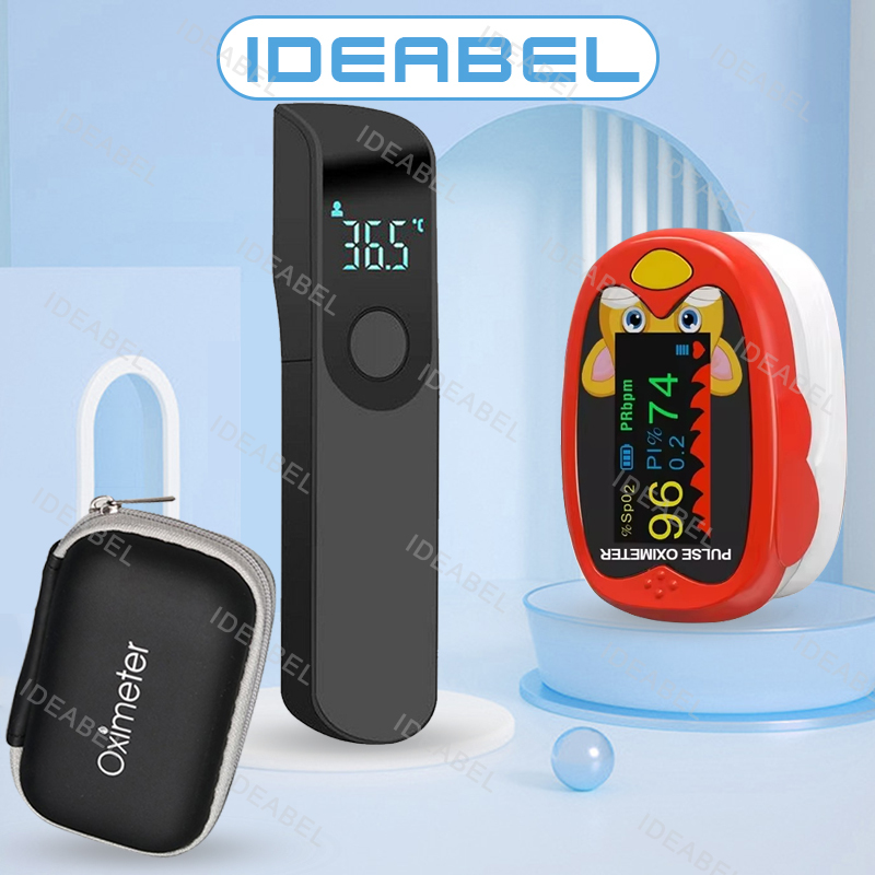 Industrial Laser Thermometer - Oxymètre USB doigt médical infrarouge front