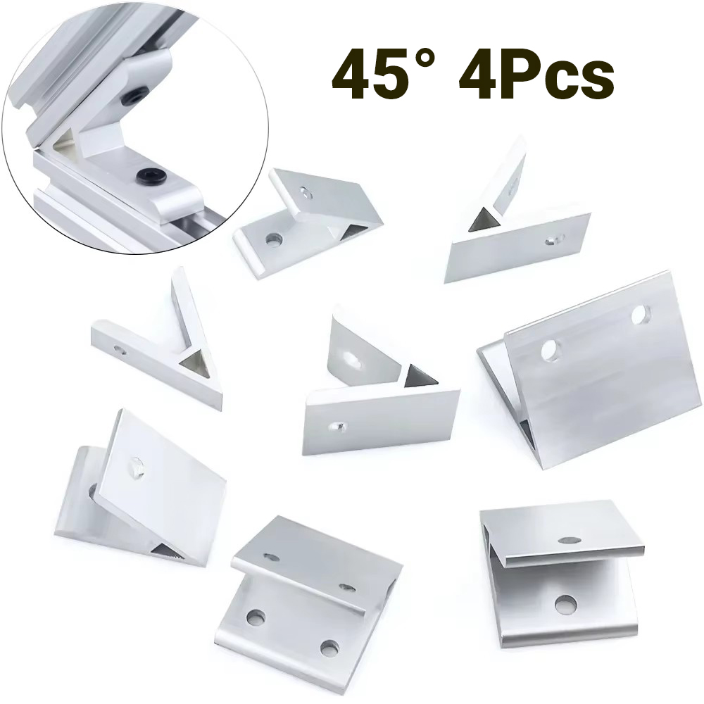 Aluminum T-Slot Profile - Support d'angle d'angle de 45 degrés