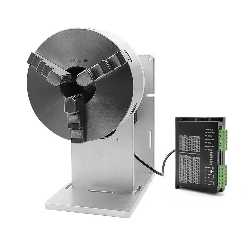 Industrial Laser Marking - Accessoire d'axe rotatif industriel compatible avec