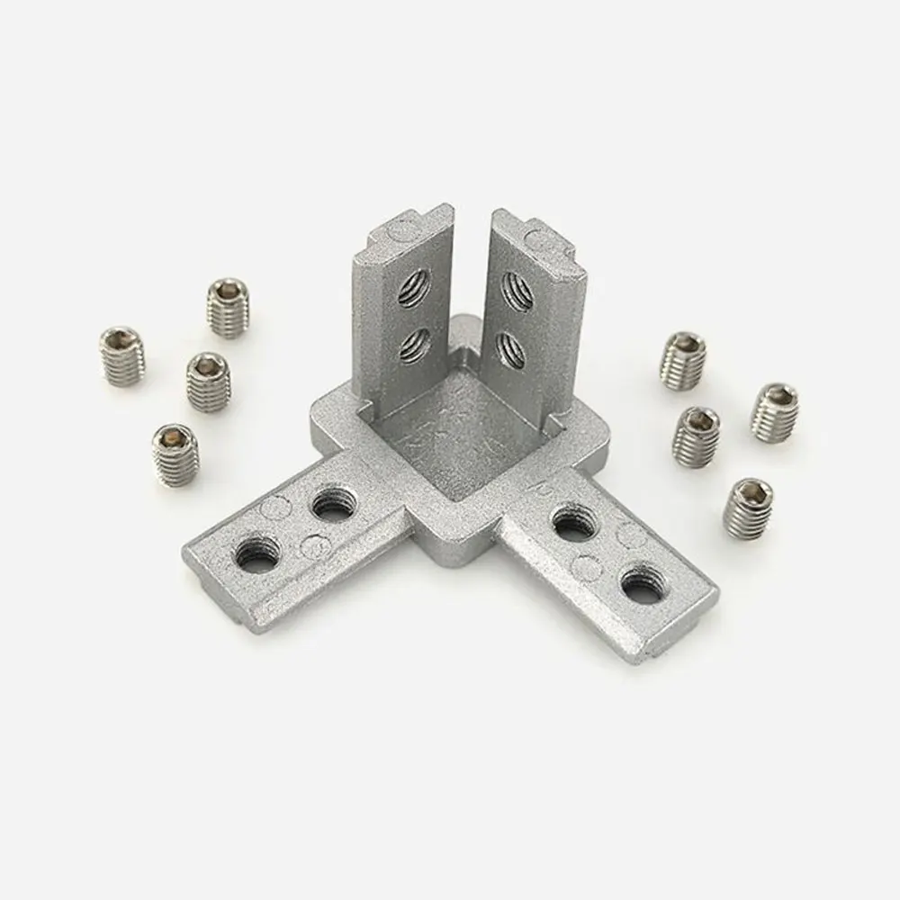 Aluminum T-Slot Profile - Connecteur d'angle à 3 voies EU