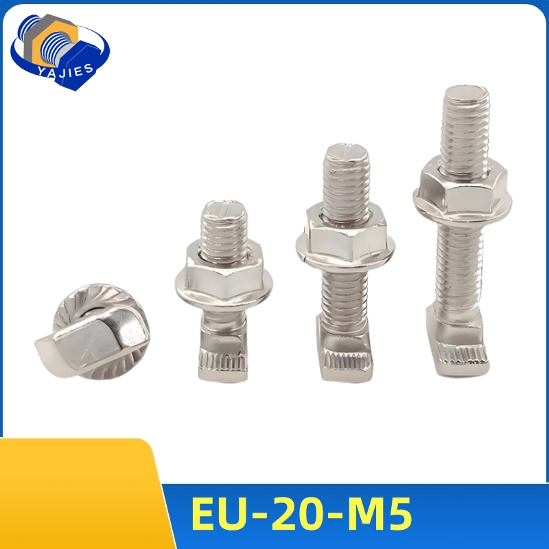Aluminum T-Slot Profile - 10 jeux de vis à boulon