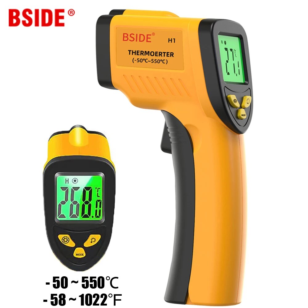 Industrial Laser Thermometer - Therye.com-Pistolet laser numérique infrarouge C, sans