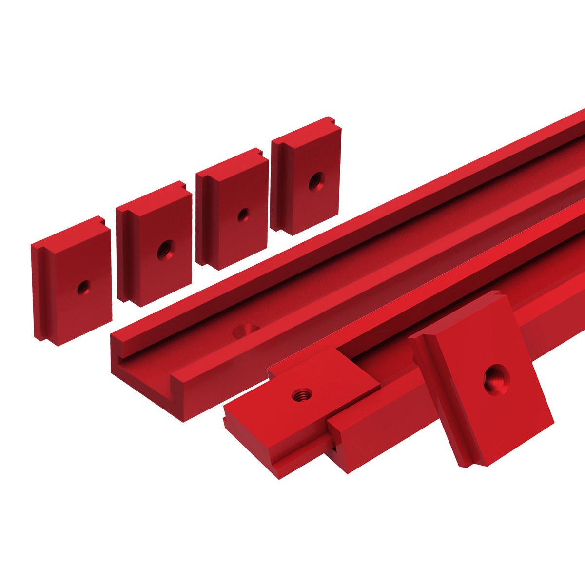 Aluminum T-Slot Profile - Gabarit de piste d'onglet à fente