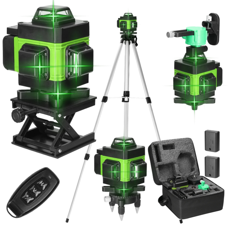 Industrial Laser Measurement - Trépied/Niveau laser 16 lignes, niveau laser