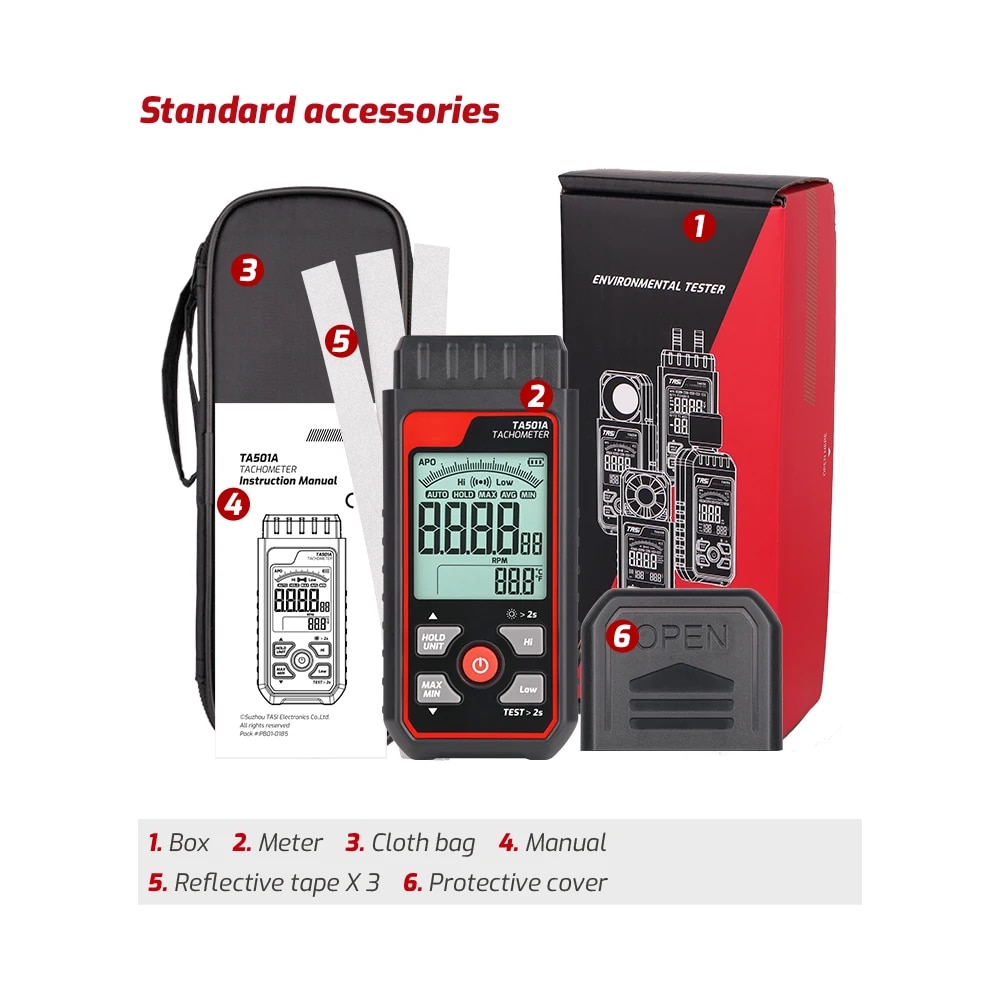 Tachymètre laser TA501A jusqu' - Industrial Laser Tachometer avis et prix