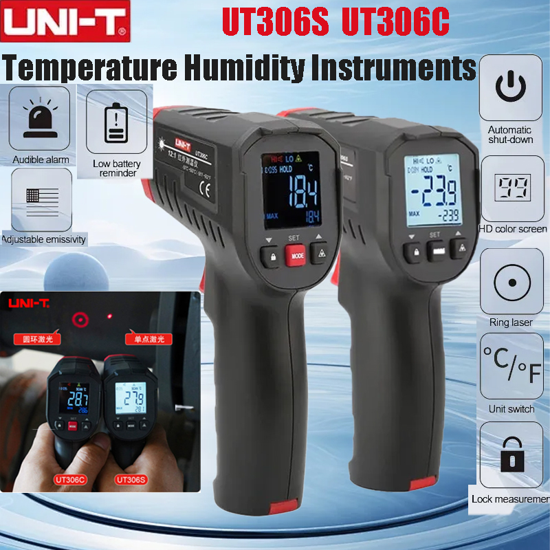 UNI-T UT306S UT306C thermomètr - Industrial Laser Thermometer avis et prix