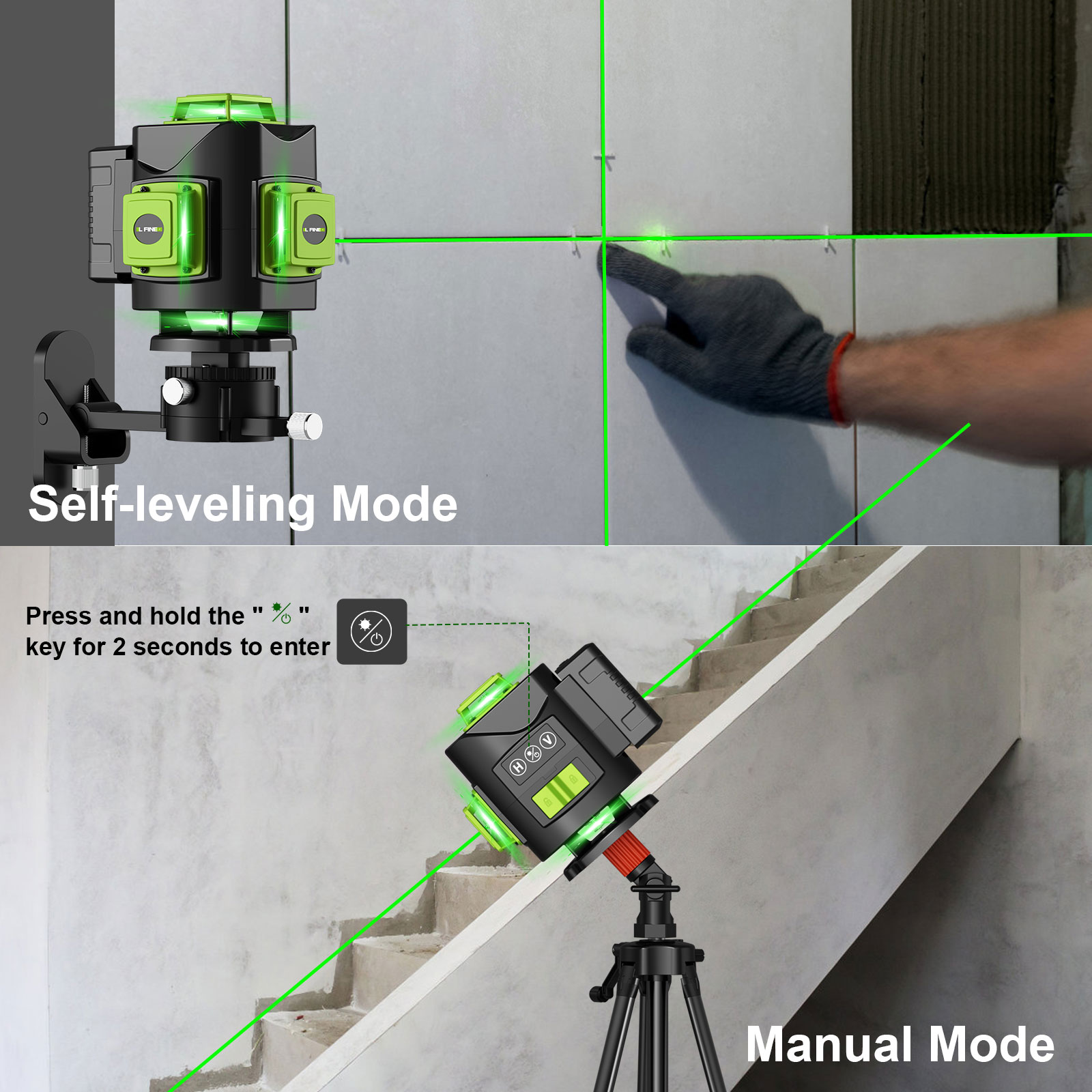 LFINE Nivel Laser Set, 4D 16 L - Industrial Laser Measurement avis et prix