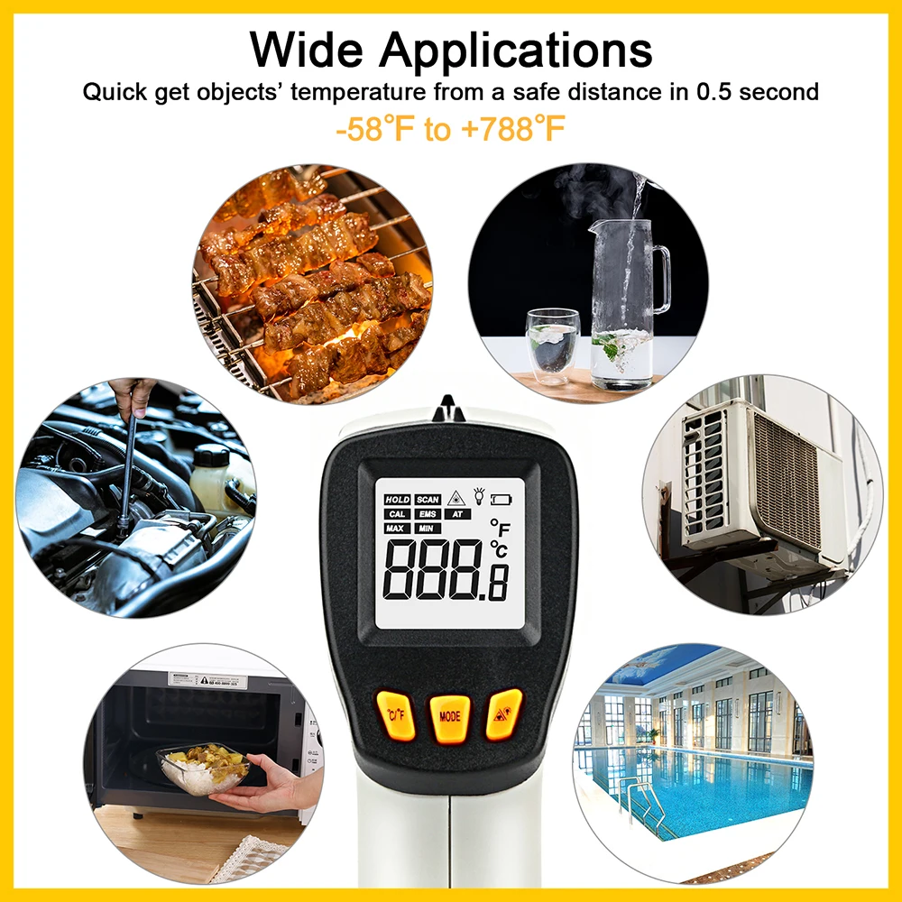 XRCLIF-Pyromètre infrarouge sa - Industrial Laser Thermometer avis et prix