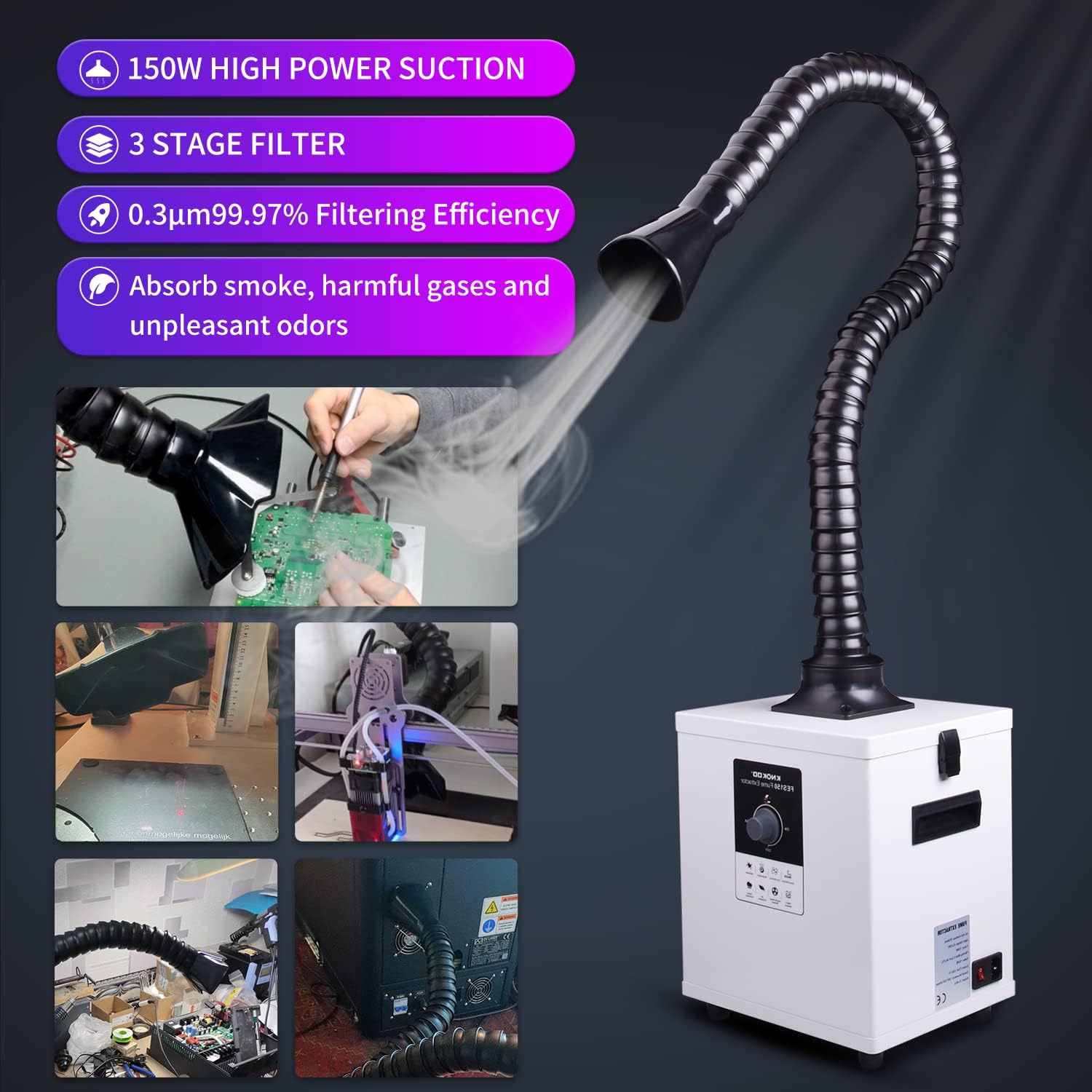 Extracteur de fumée laser indu - Industrial Laser Printing avis et prix