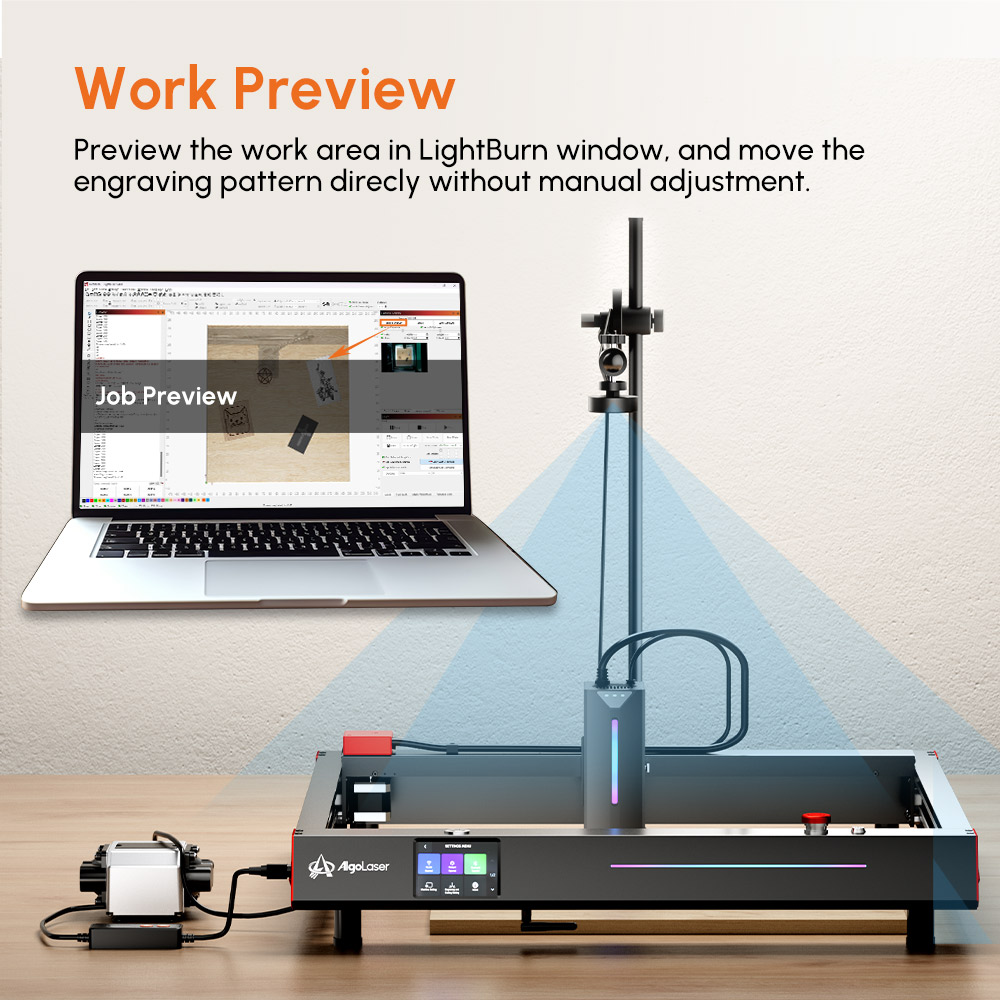 Kit caméra AlgoLaser Lightburn - Industrial Laser Sensor avis et prix