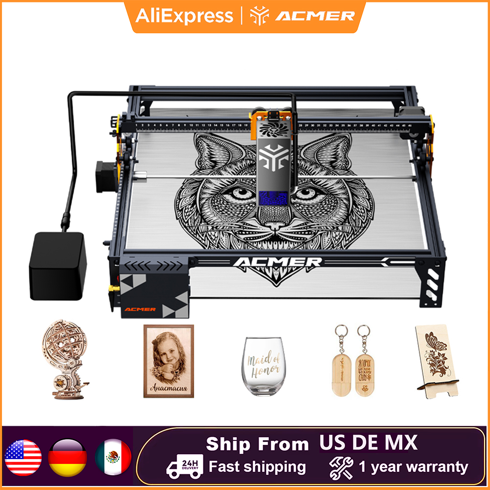 ACMER P1 S PRO 20W 10W 6W Mach - Industrial Laser Engraver avis et prix