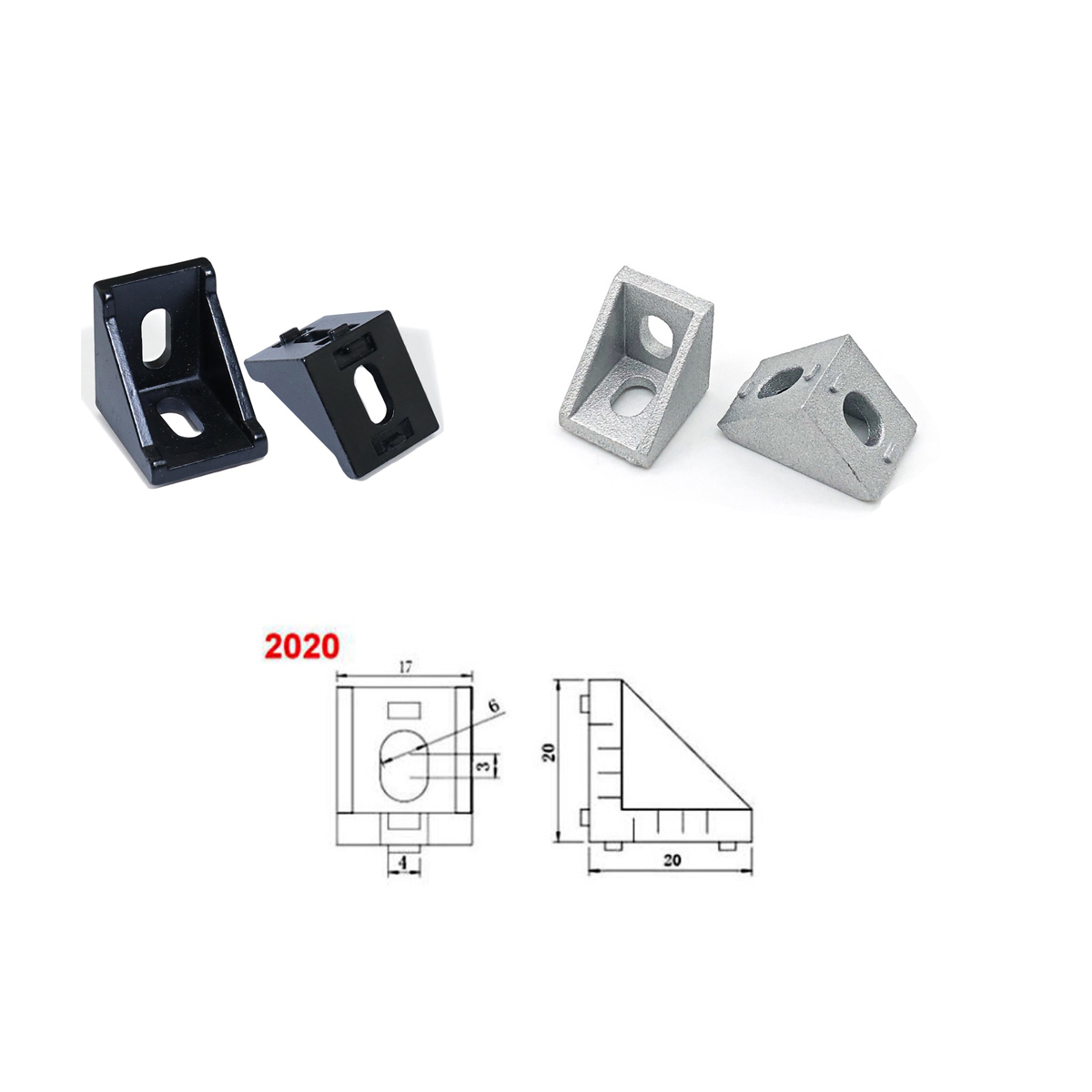 Jeu de connecteurs profilés en - Aluminum T-Slot Profile avis et prix