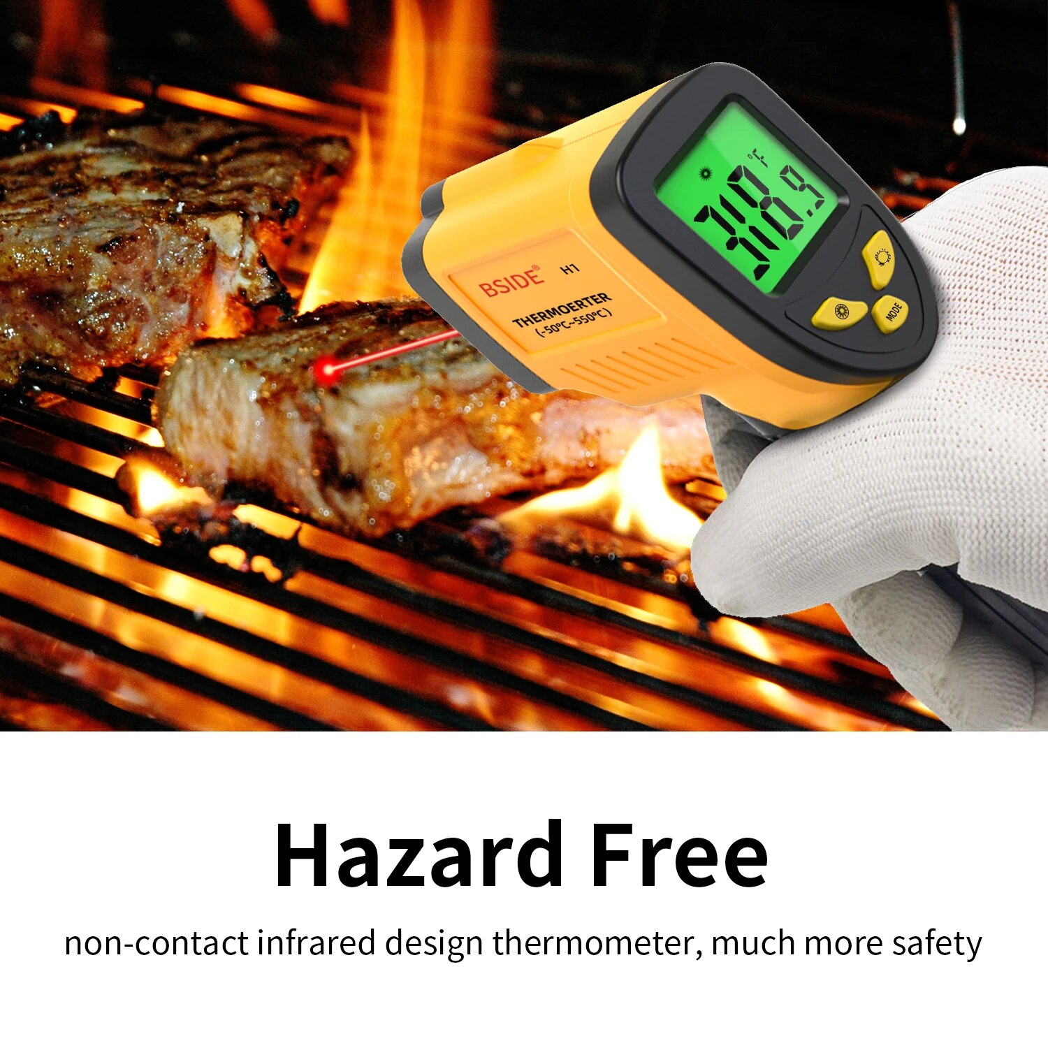 Therye.com-Pistolet laser numé - Industrial Laser Thermometer avis et prix