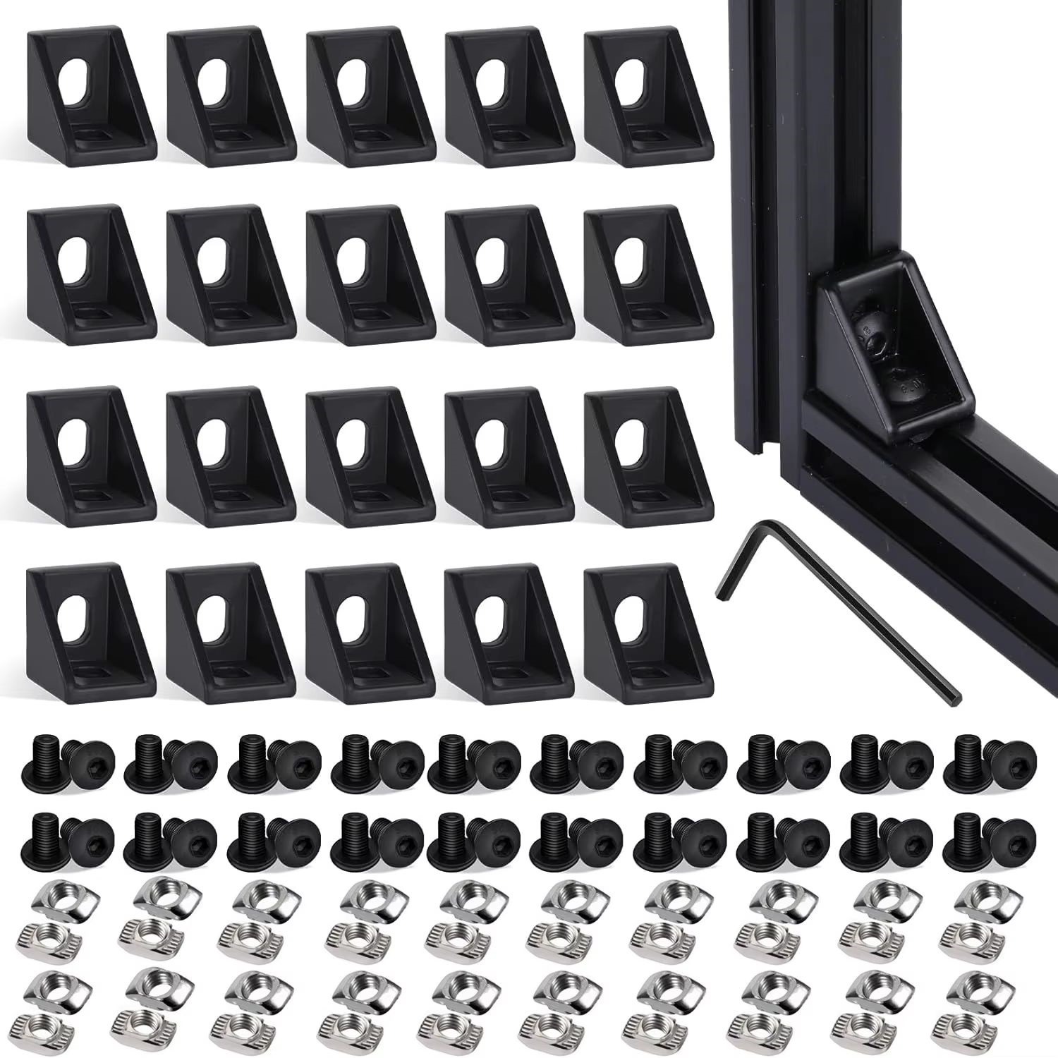 20 ensembles de cornières avec - Aluminum T-Slot Profile avis et prix