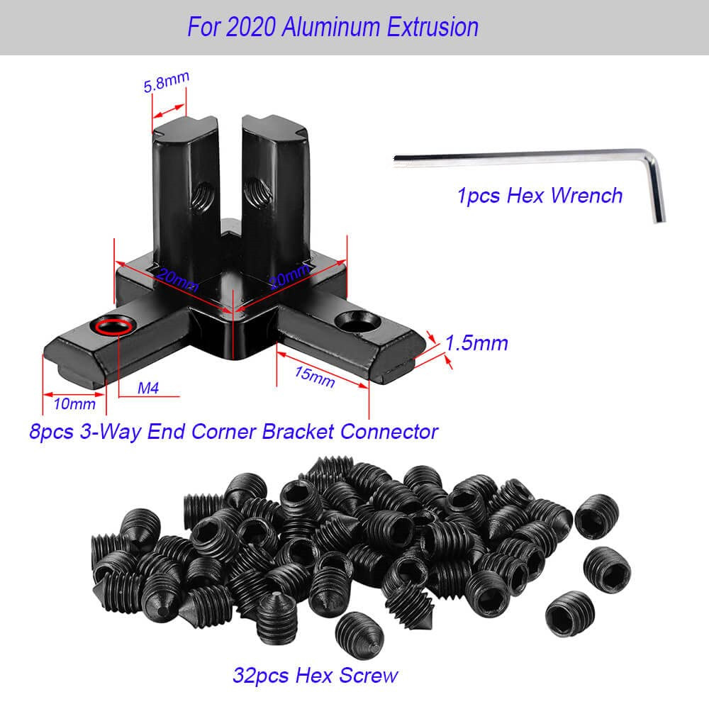 Support d'angle à 90 degrés en - Aluminum T-Slot Profile avis et prix