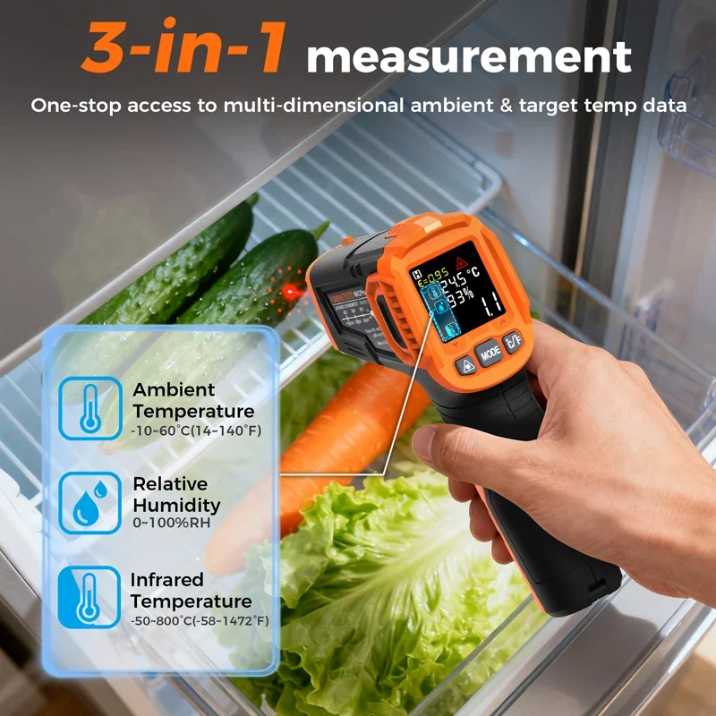 Thermomètre infrarouge -50~380 - Industrial Laser Thermometer avis et prix